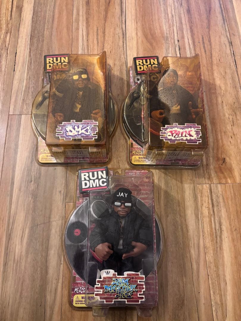 激レアRUN DMC フィギュアセット 3体入り