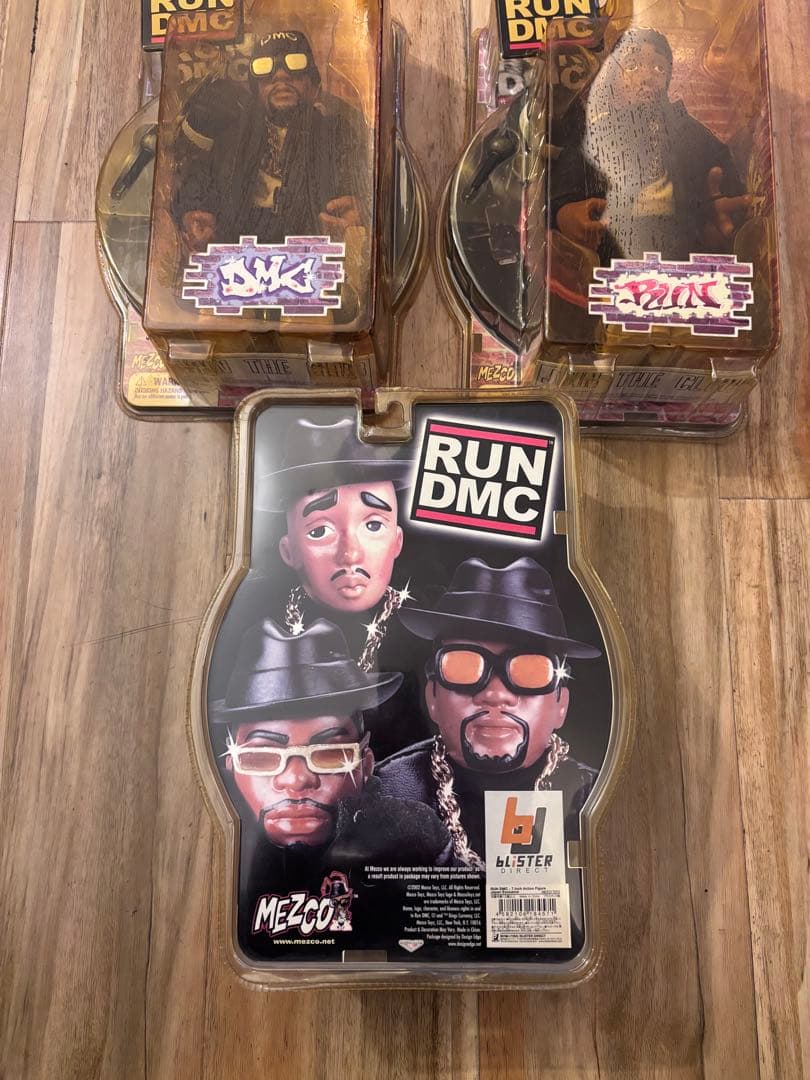 激レアRUN DMC フィギュアセット 3体入り