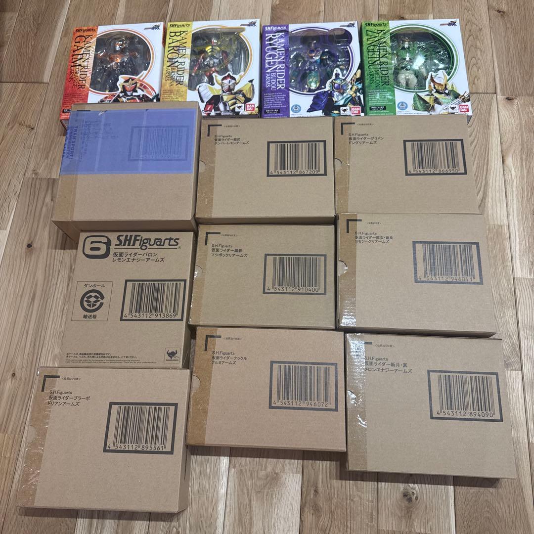 S.H.Figuarts 仮面ライダー鎧武 まとめ売り　13点