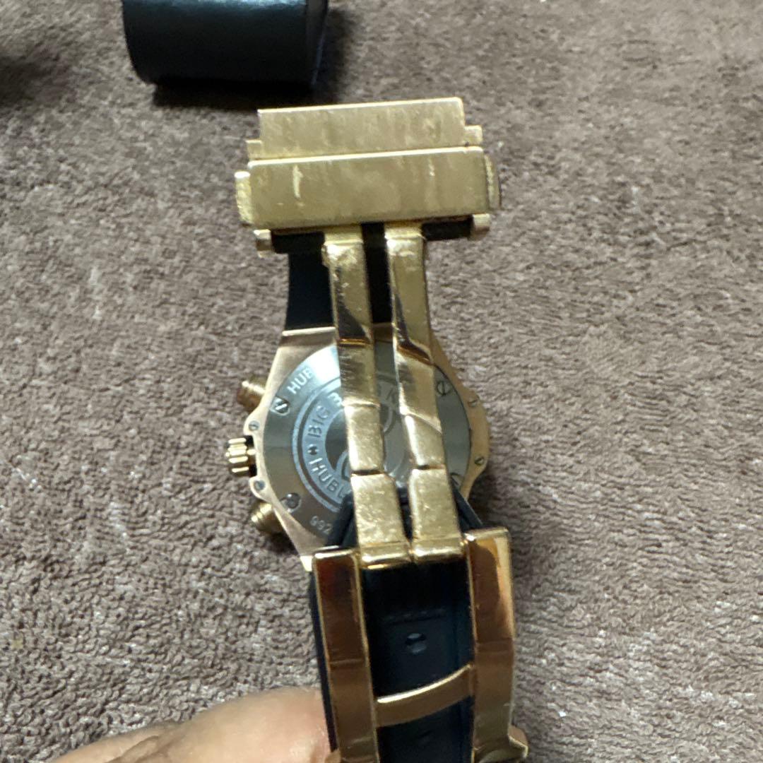 Hublot King Power ブラック ゴールド