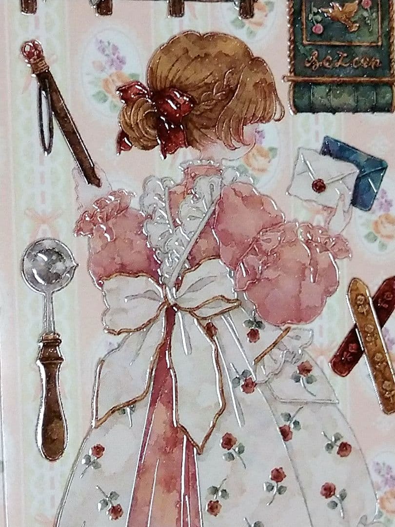 ✩再販✩J621＃纤手遥望(水晶)Shine切り売り海外人物マステ女の子