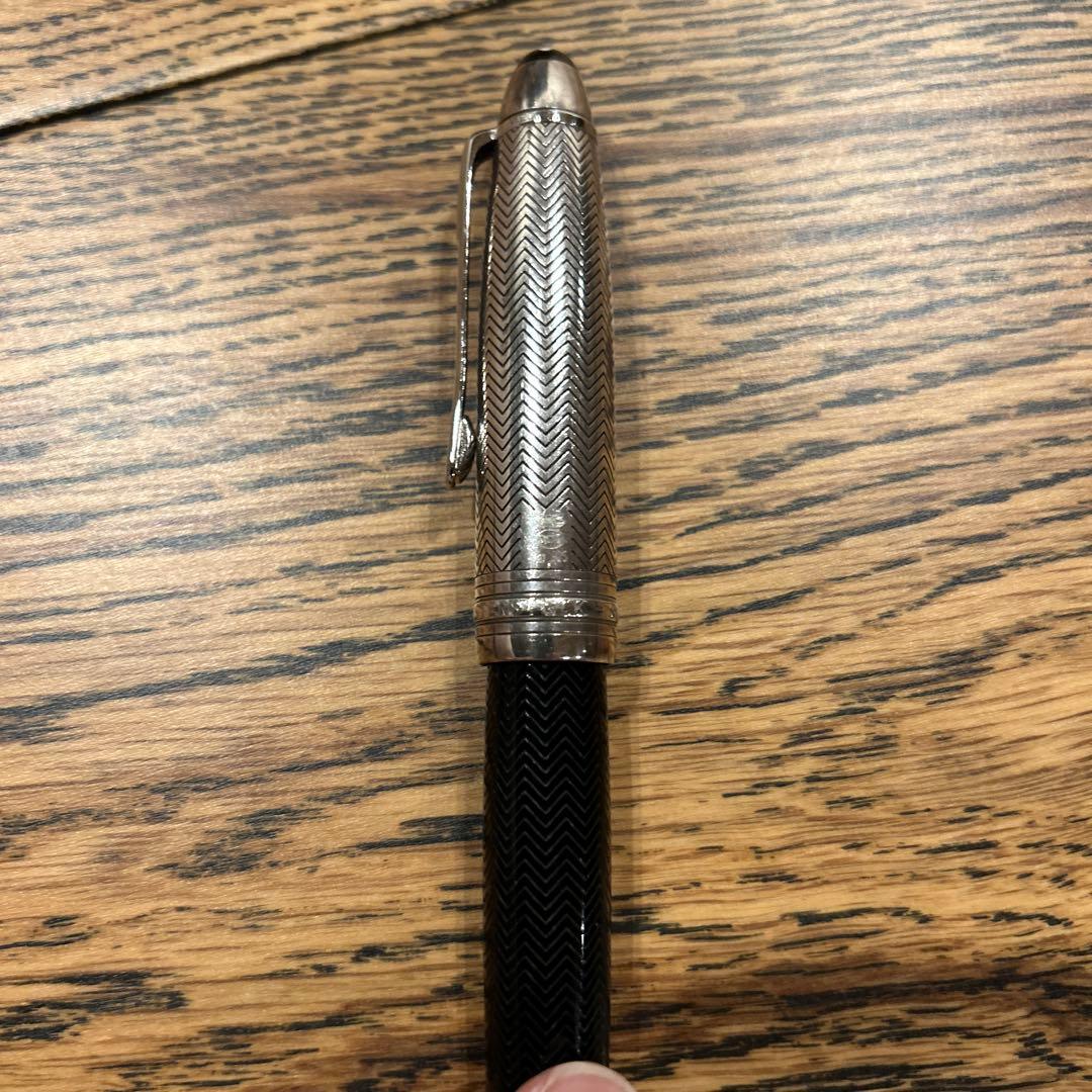 モンブラン 万年筆 ソリテール 146 ドゥエ シルバーバーリー