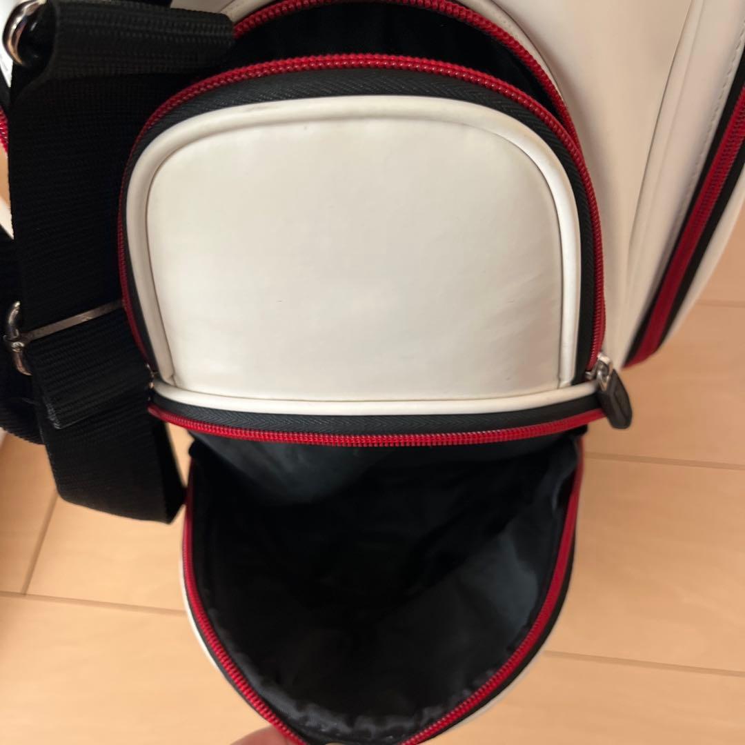 はらJACK BUNNY キャディバッグ ホワイト/ネイビー