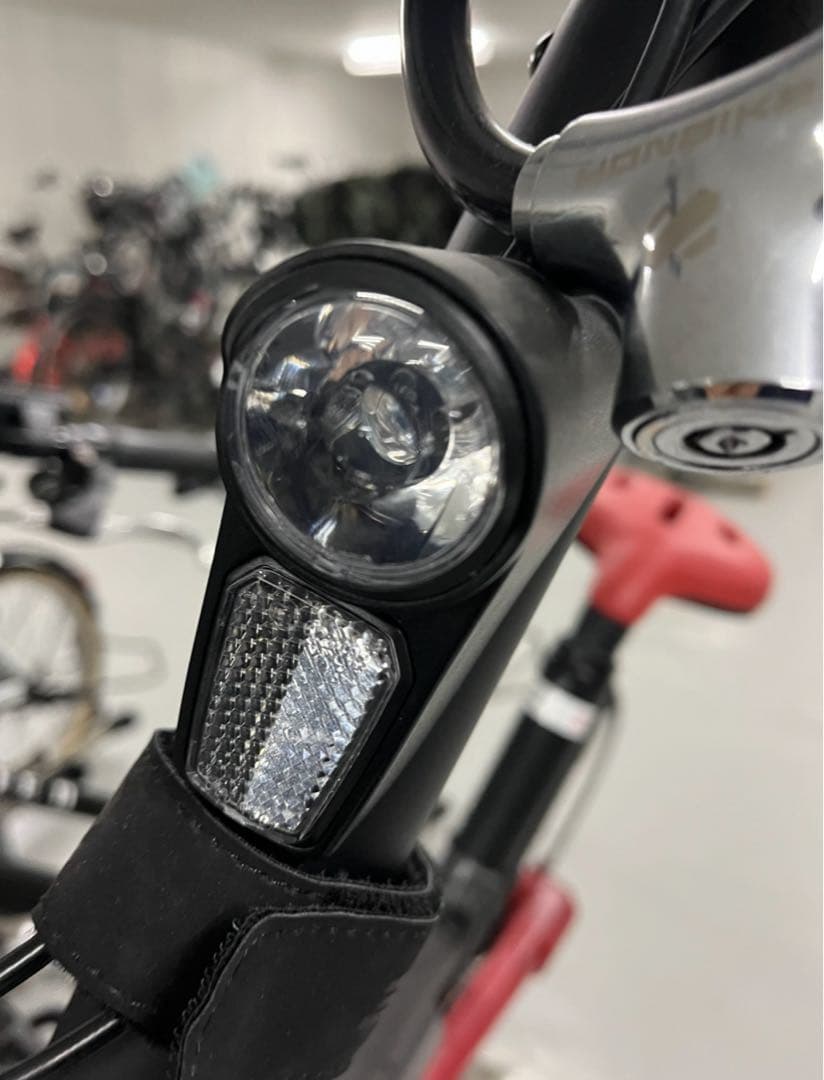 【jazzy3104】HONBIKE/折りたたみ自転車/黒＆赤/