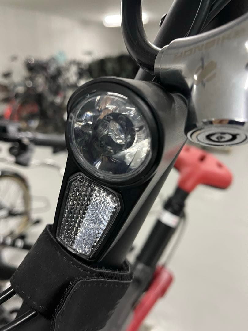 【jazzy3104】HONBIKE/折りたたみ自転車/黒＆赤/