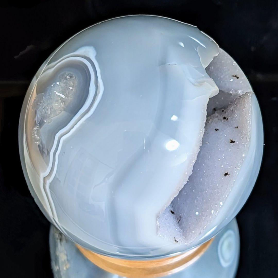 笑口 ジオード瑪瑙 スフィア