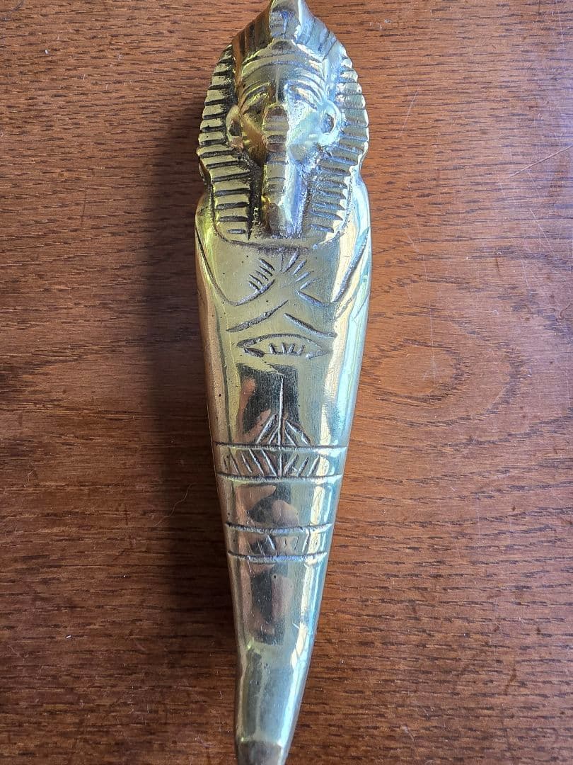 エジプト土産　ファラオの呪い 　ツタンカーメン　真鍮　ピラミッド　棺