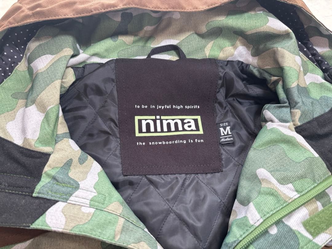 nima スキーウェア　スノーボードウェア　迷彩　レディース