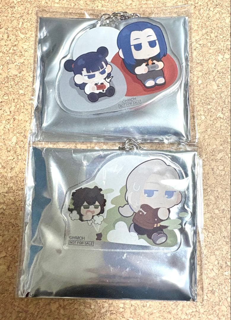 【コンプセット】羅小黒戦記　ドリンクアクキー&タグ　ロシャオ