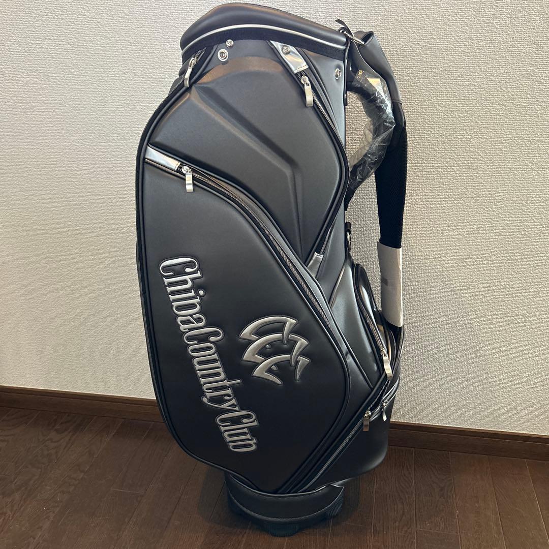 千葉カントリークラブ　オリジナルゴルフバッグ ブラック
