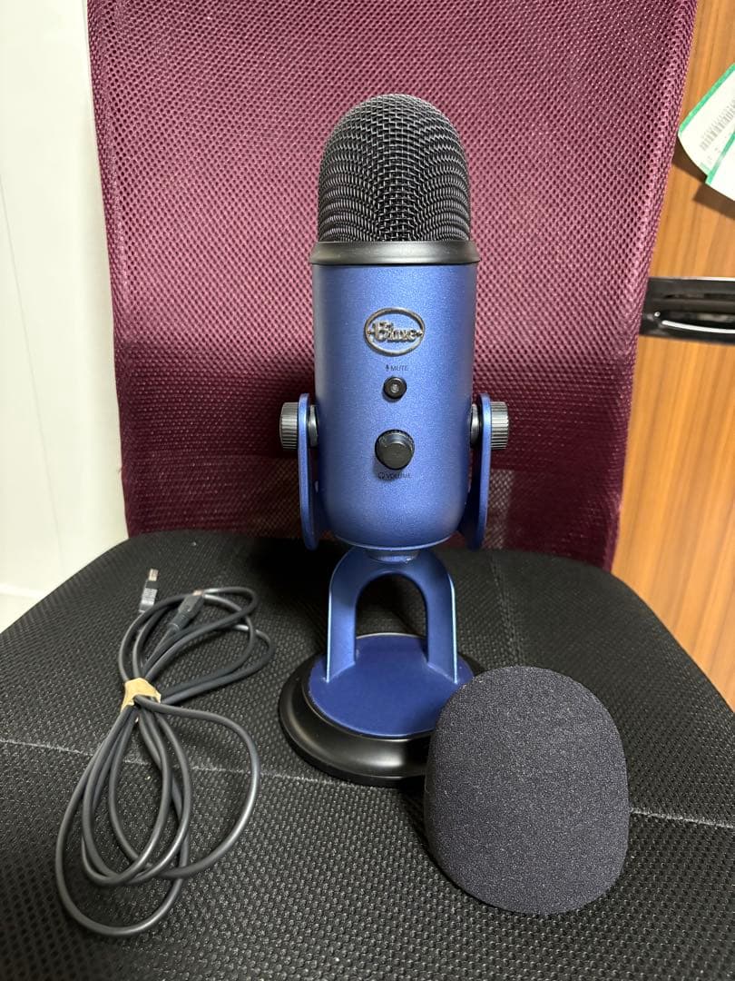 Yeti コンデンサーマイク USB接続