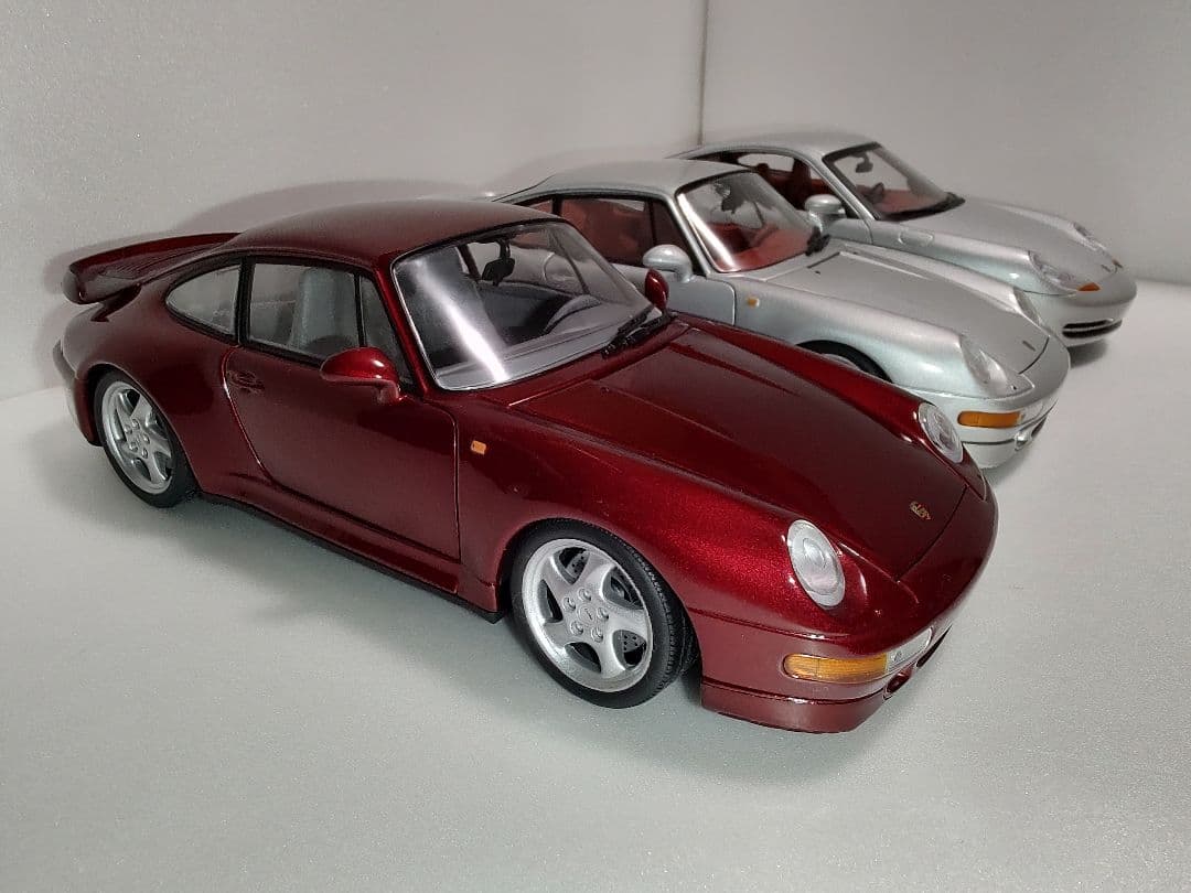 Porsche 911 993Turbo 996 ミニカー 3台セット