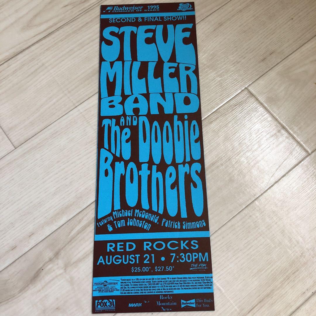 Steve Miller Band ドゥービー コンサート ポスター