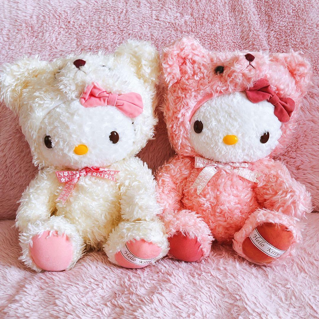 希少レア　ハローキティ　テディベア　変身　M 2002年製 サンリオ　平成レトロ