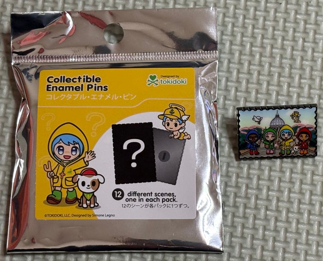 【希少】イタリア館　大阪関西万博　ピンバッチ　ルーチェ　バチカン