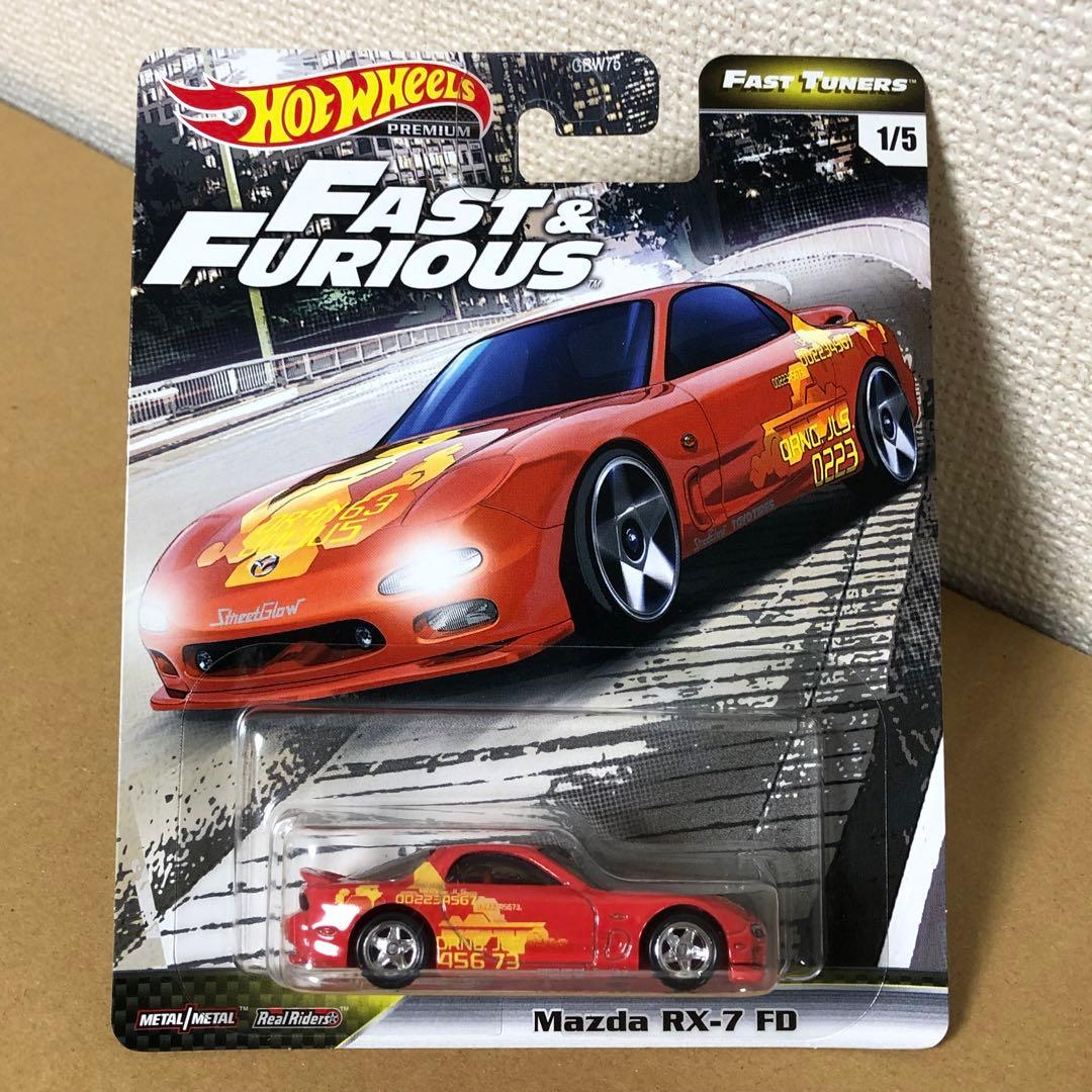 5台セット　ホットウィール　ワイルドスピード　FAST TUNERS