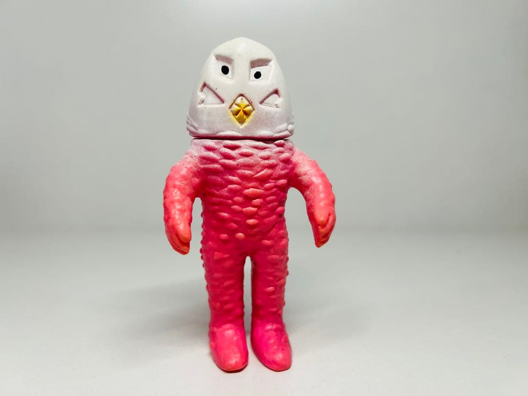 B*B様 ブルマァク　ザラブ星人　ミニサイズ　当時物　ソフビ ミニ　ピンク