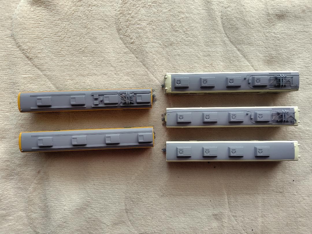 鉄コレ富山地鉄10030形第3編成+14760形(旧色)＝計5両※Nゲージ走行化