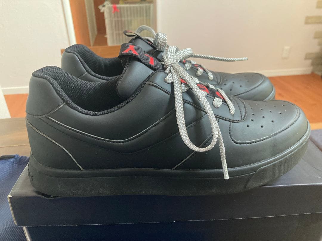 PEARLY GATES ブラック スパイクシューズ 25.5cm