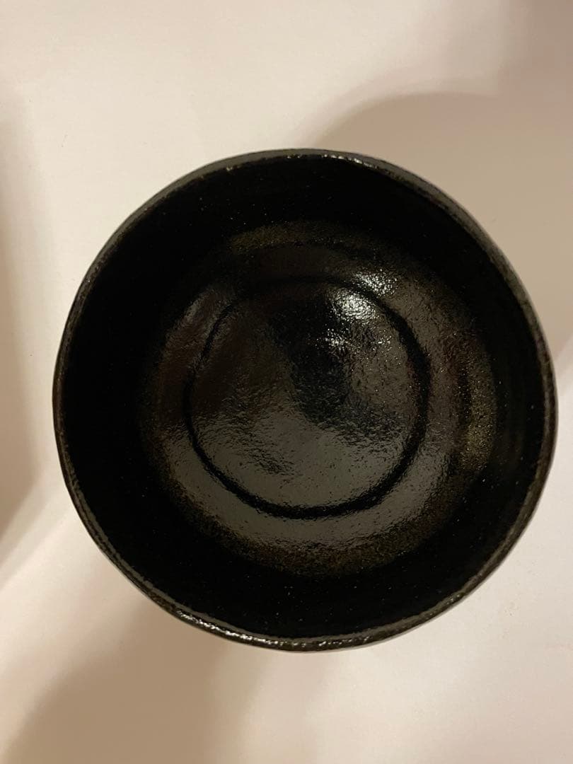 黒茶碗　八代 吉向十三軒　裏千家十五代家元　鵬雲斎書付