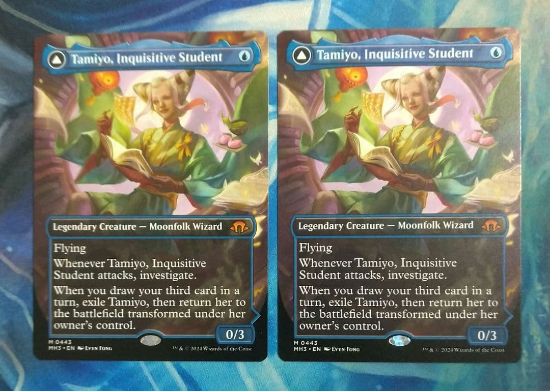 MTG 知りたがりの学徒、タミヨウ MH3 ボーダーレス 英語版2枚