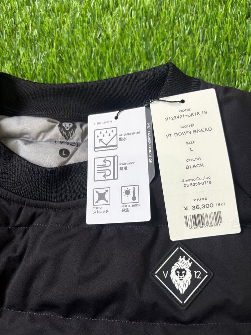 V12 の人気モデル122421‑JK18 （ダウンスニードジャケット）Lサイズ