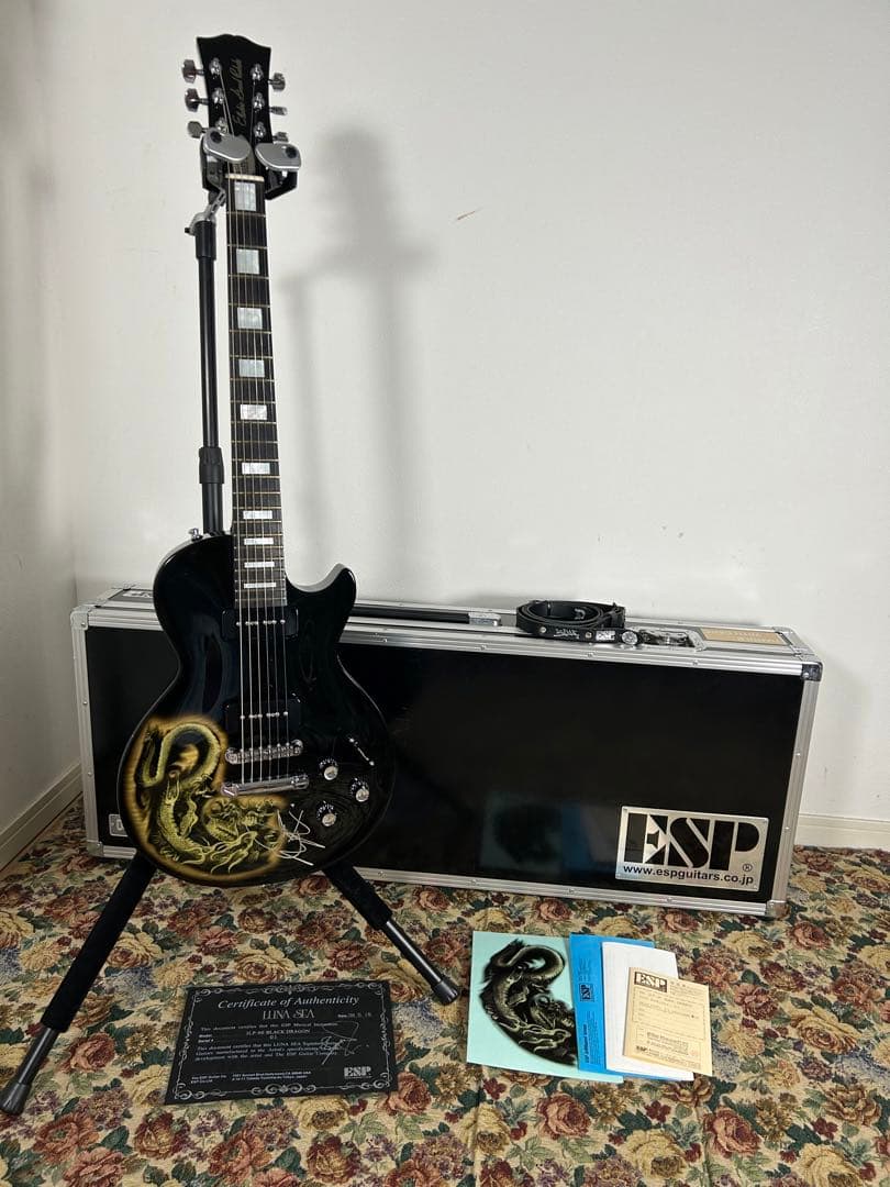 ギター ESP INORAN BLACK DRAGON #01
