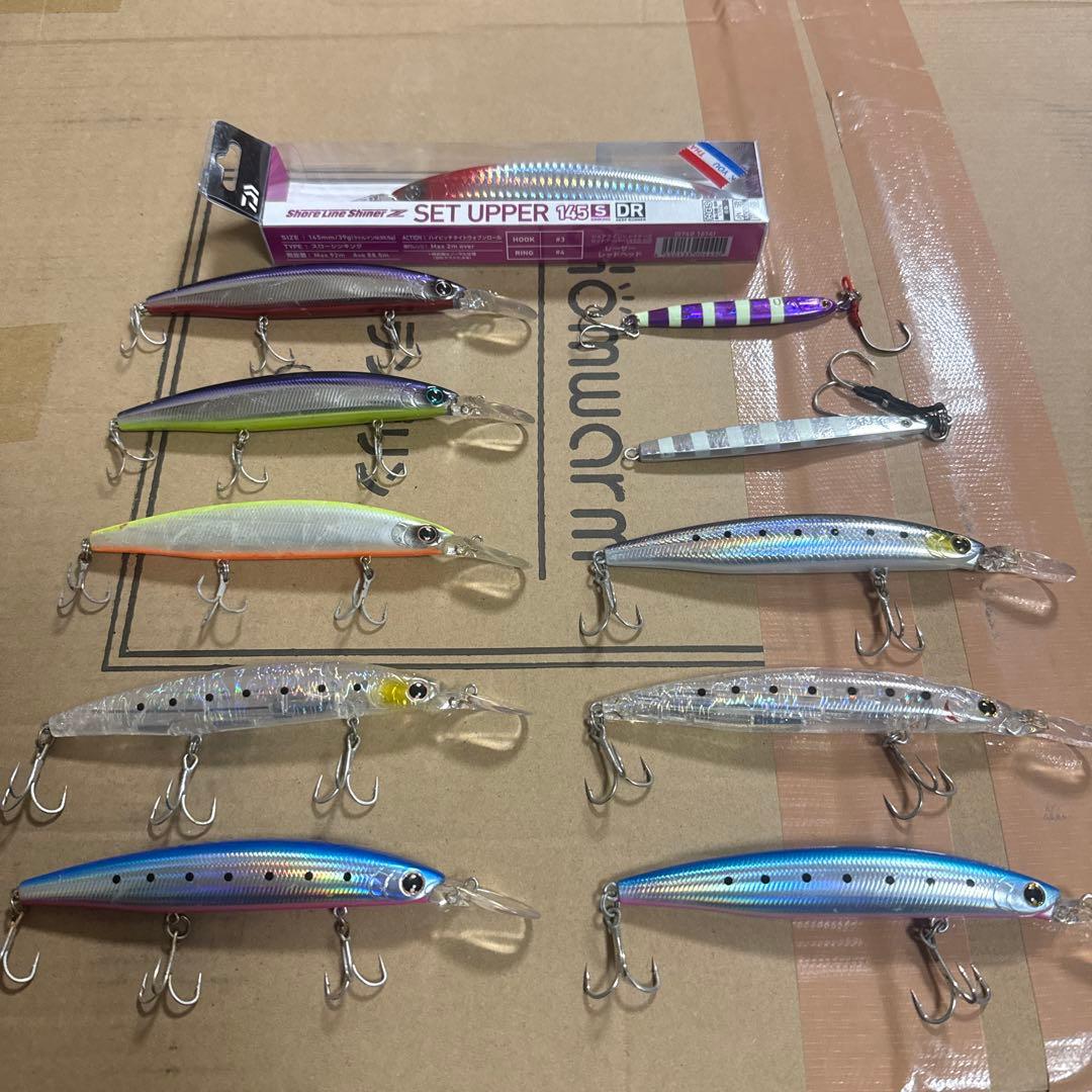 ダイワ セットアッパー125sDR、145sDR、LH、ジグ等 11点