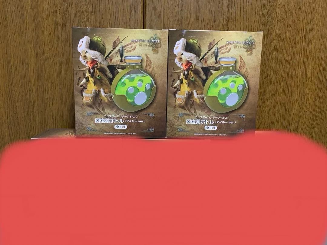 モンスターハンターワイルズ 回復薬ボトル(アイルーver.)5個セット