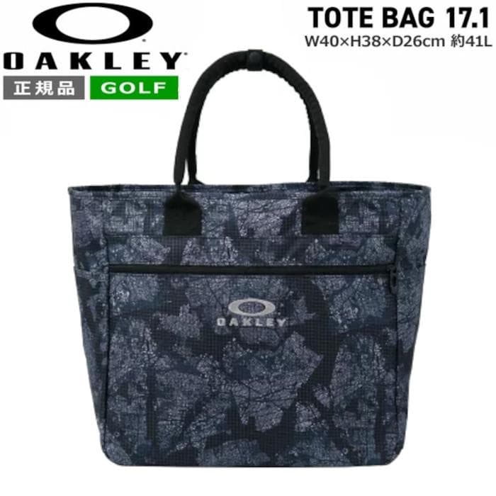 新品 OAKLEY オークリートートバッグ FOS902055 ブラックグレー