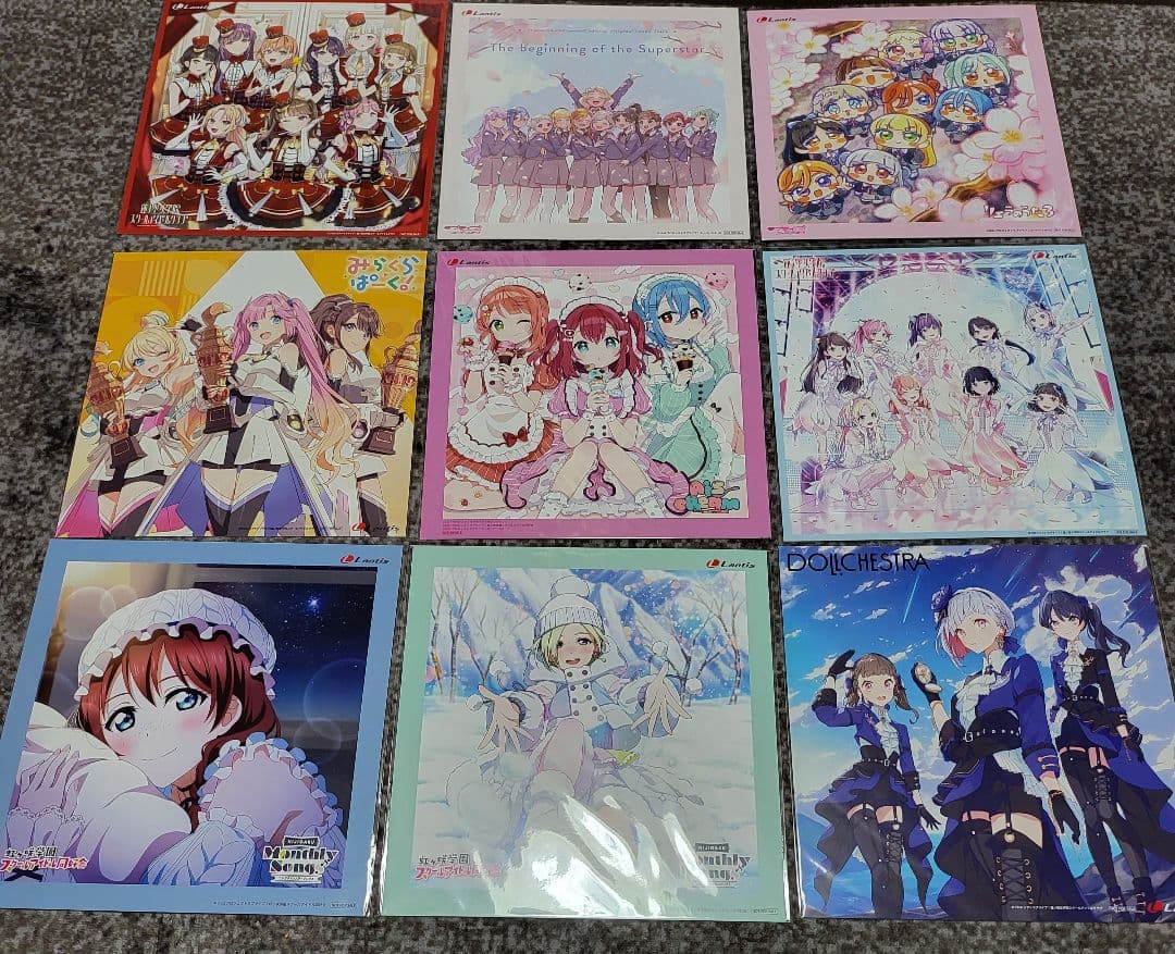 ラブライブ　メガジャケット　77枚セット　Aqours 虹ヶ咲Liella蓮ノ空