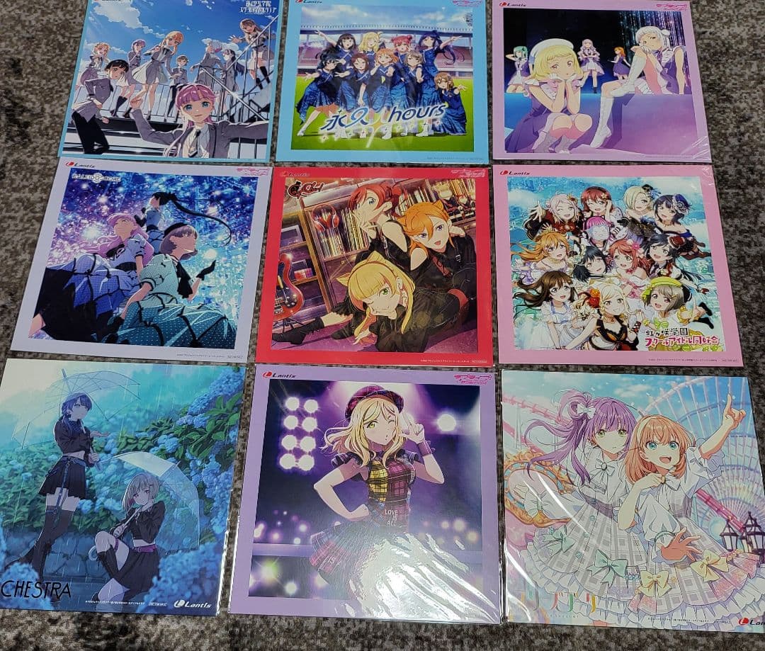 ラブライブ　メガジャケット　77枚セット　Aqours 虹ヶ咲Liella蓮ノ空