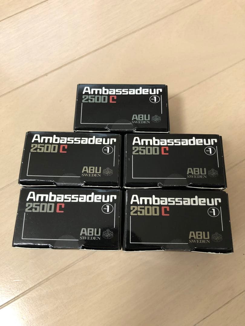 非売品 アブガルシア 100周年 アンバサダー ミニチュア リール 5色セット