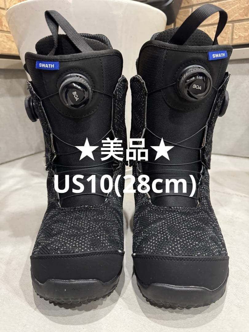 【ちさき】BURTONスノーボードブーツ SWATH BOA 28cm 黒