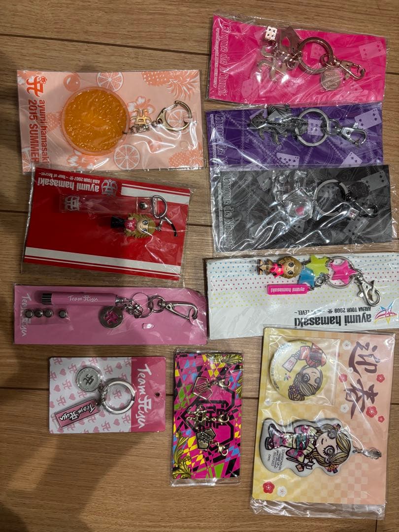 浜崎あゆみ キーホルダー 10点 まとめ売り未開封