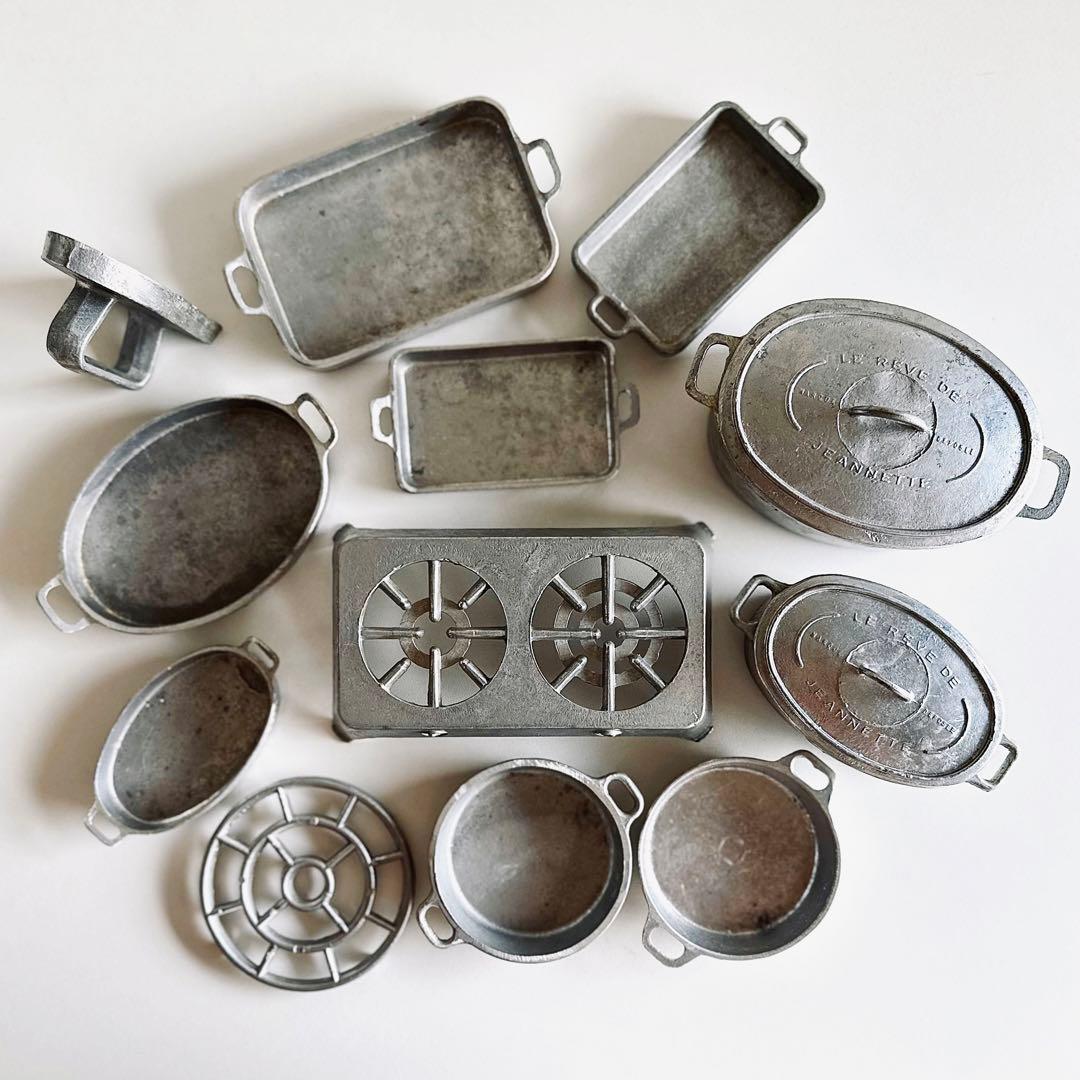 フランス アンティーク ディネット 12点セット