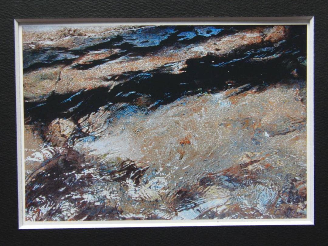 鶴田 憲次、「ーniwaー2009 山上川2」、希少な額装用画集より