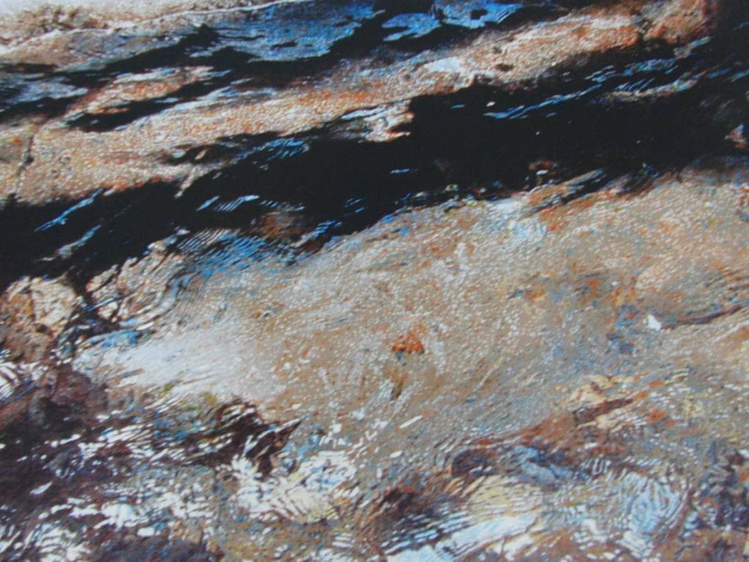 鶴田 憲次、「ーniwaー2009 山上川2」、希少な額装用画集より