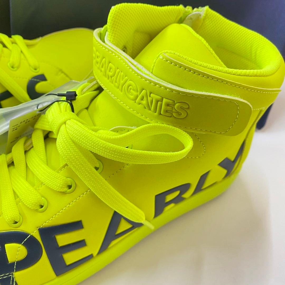 PEARLYGATES 053-0992309 イエロー ゴルフシューズ 箱あり