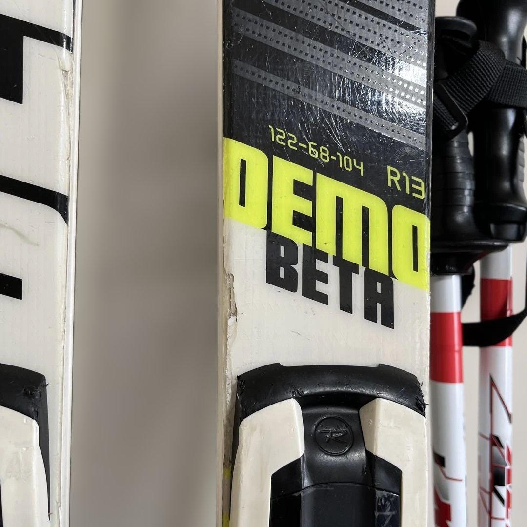 ROSSIGNOL DEMO BETA 166cm スキー板 ストック