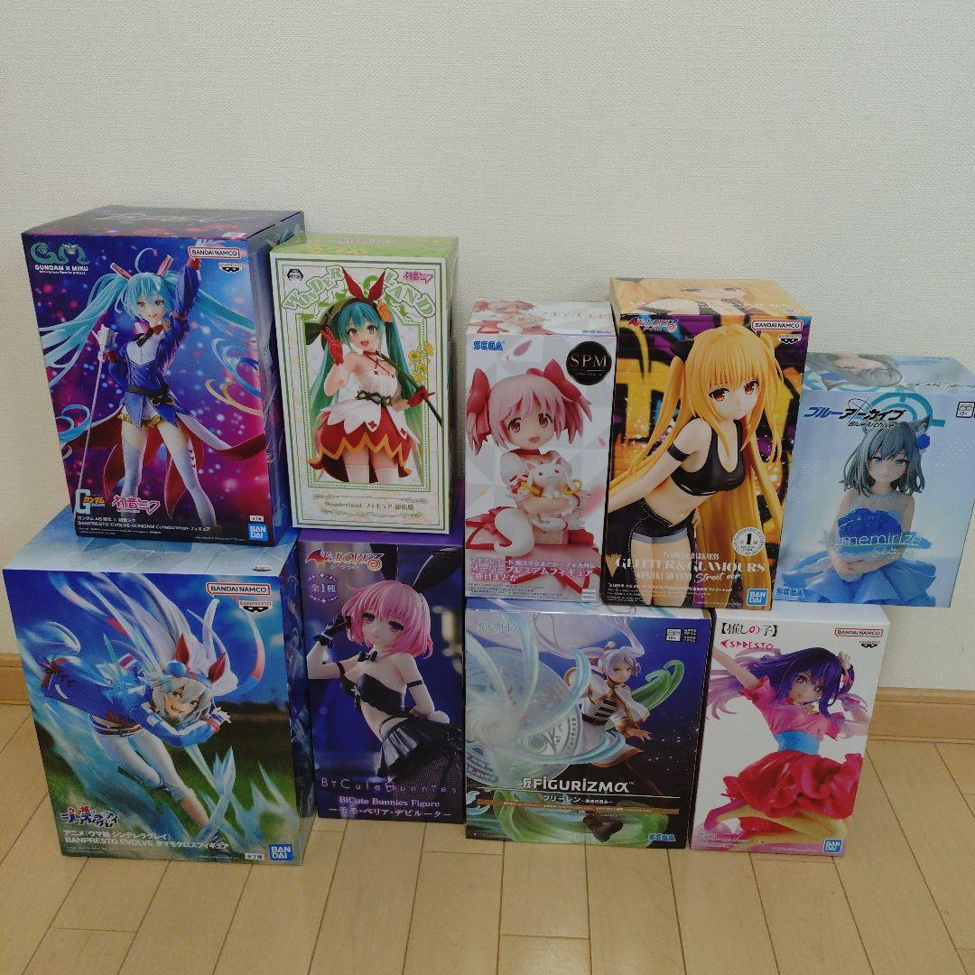 アニメキャラクター フィギュア 9体セット
