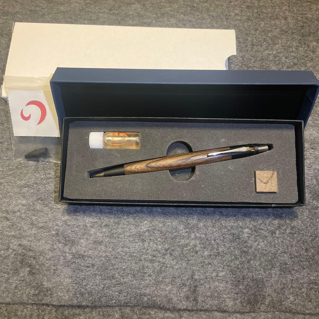 野原工芸　神代けやき　神代欅　新型クリップ　シルバー　シャープペンシル