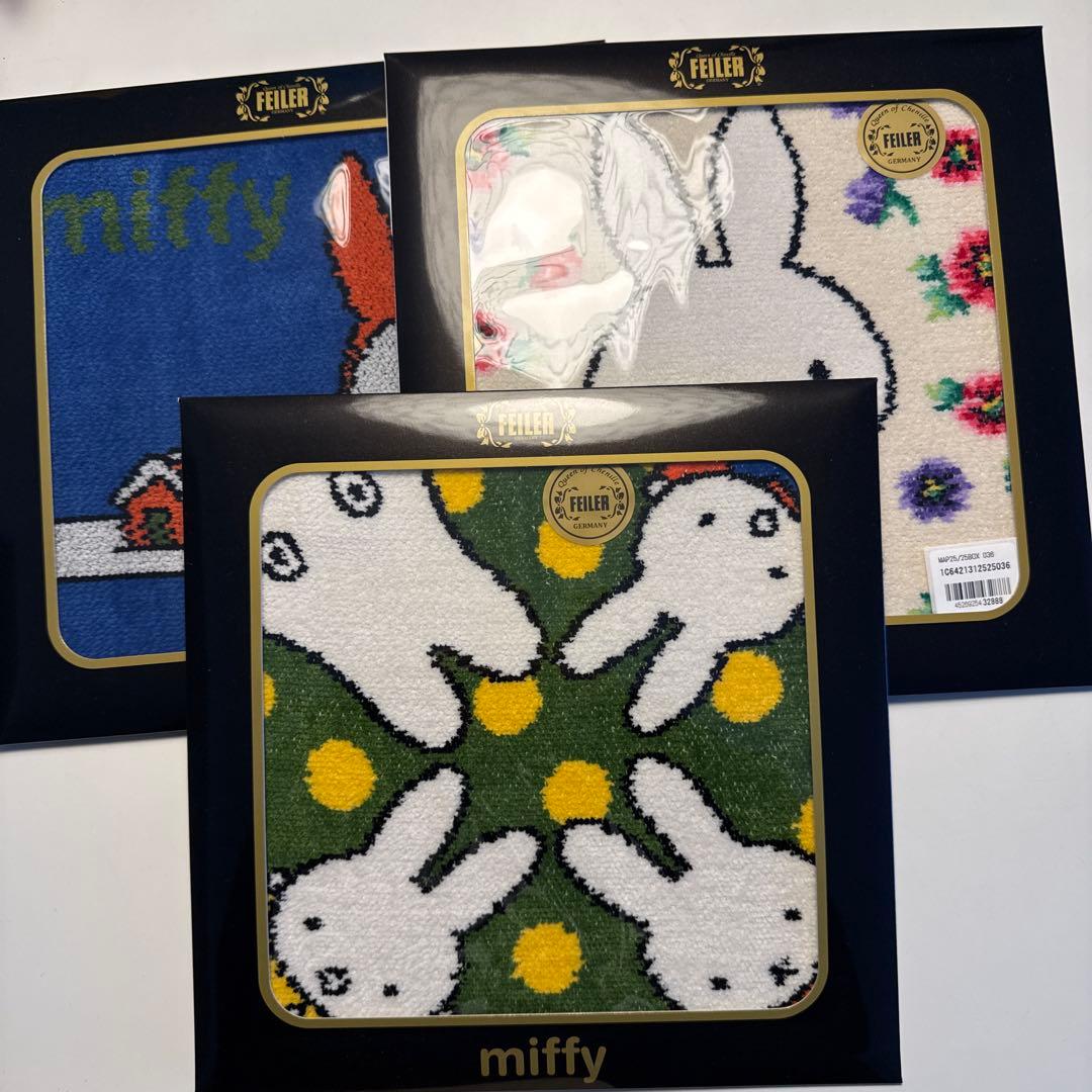 ミッフィー タオル 3枚セット FEILER