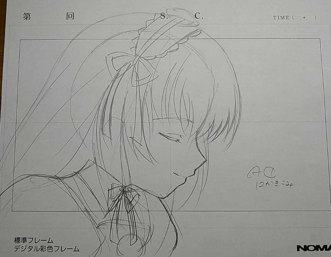 ローゼンメイデン　直筆原画