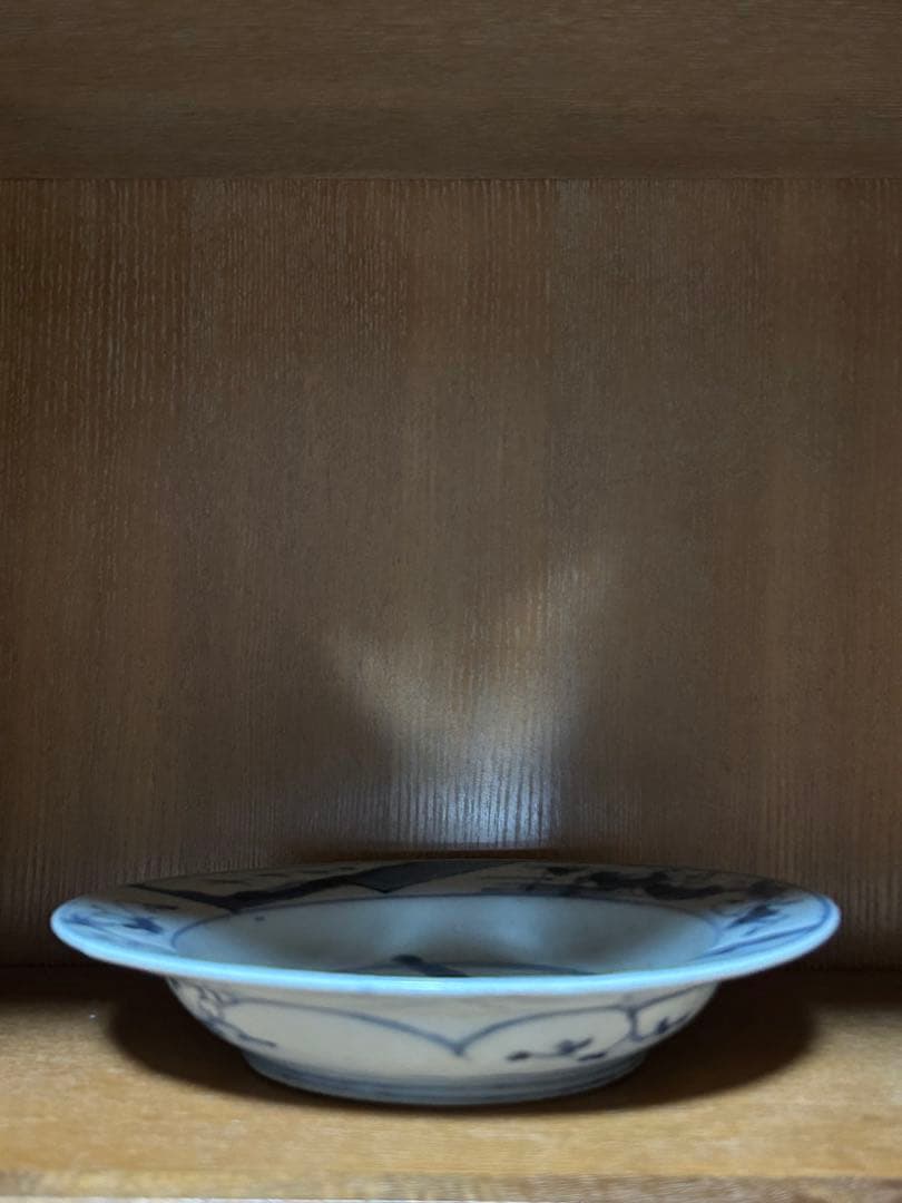 古伊万里　染付　皿　かぶ