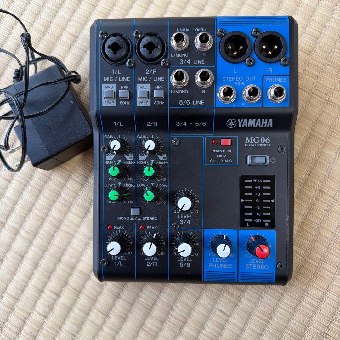 YAMAHA MG06 アナログミキサー