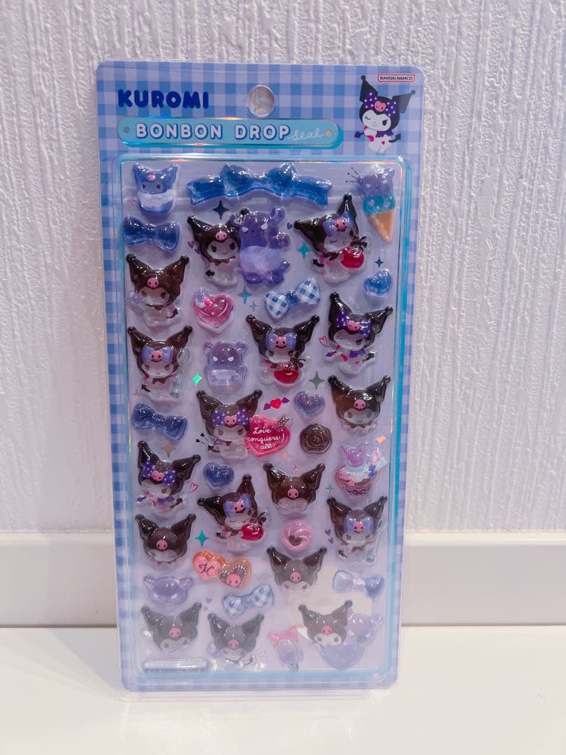 サンリオ　クロミ　ボンボンドロップシール　第一弾　第二弾　mini シール帳