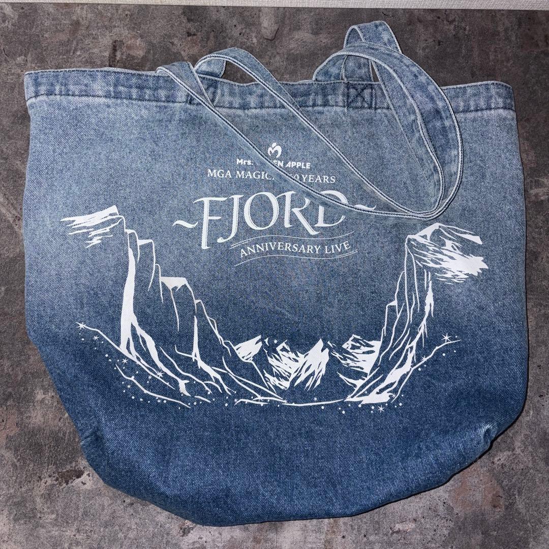 Mrs. GREEN APPLE ミセス フィヨルド デニム トートバッグ
