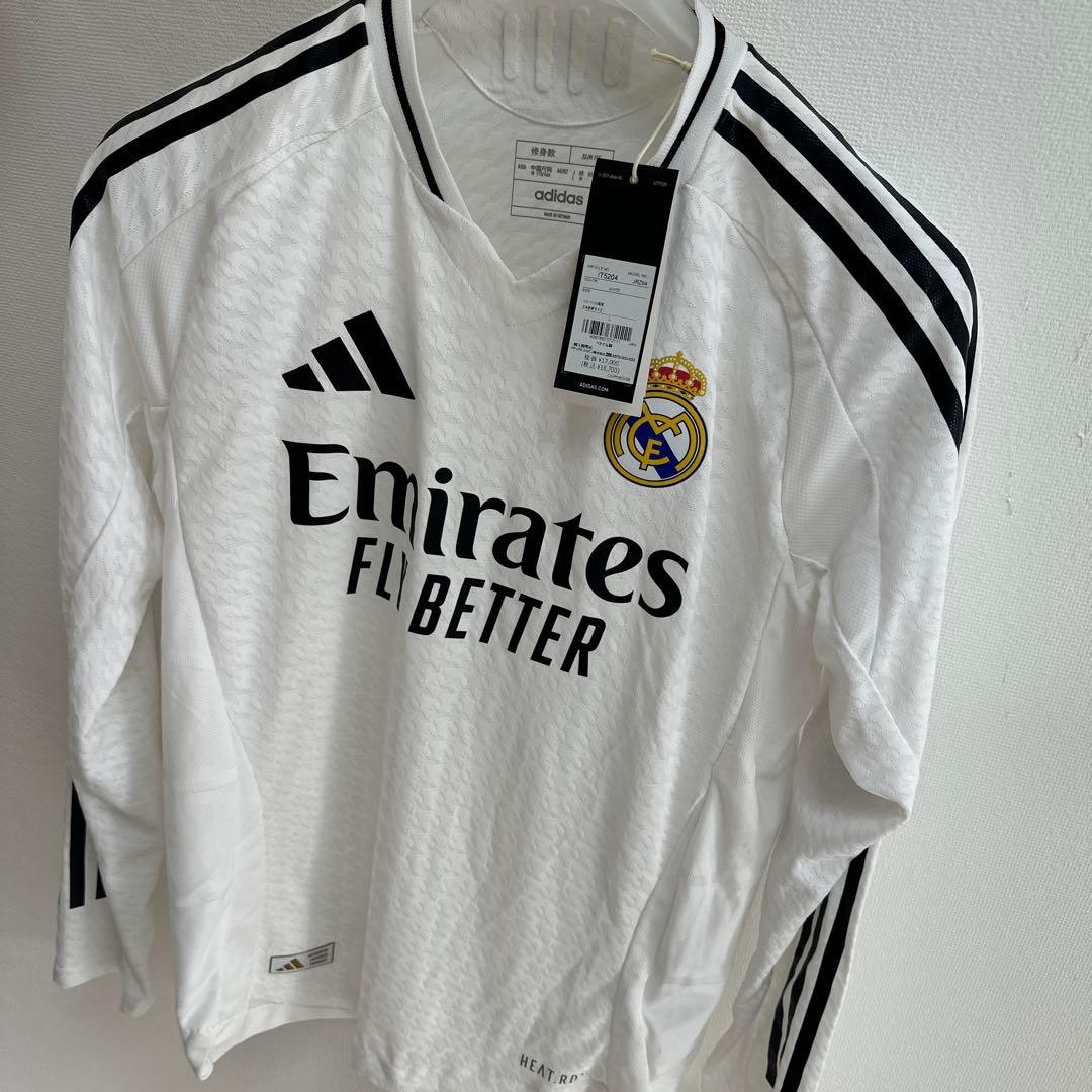 レアルマドリード　2024-2025 モデル　オーセンティック　長袖