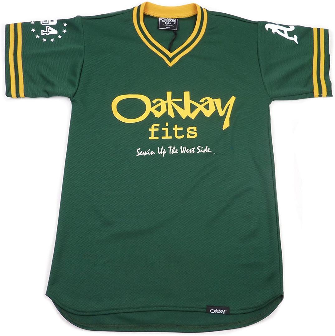 Oakbay Fits オークベイ 半袖 フットボール ジャージ グリーン S